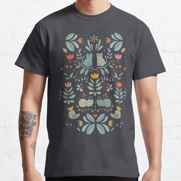 Chats populaires suédois T-shirt classique