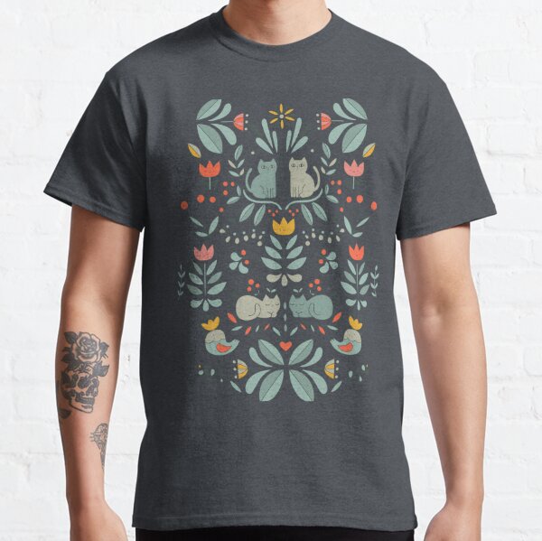 Swedish Folk Cats Classic T-Shirt