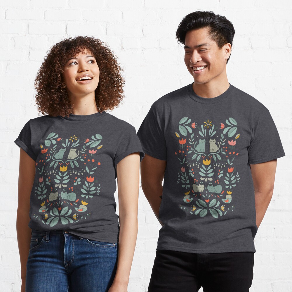 Swedish Folk Cats Classic T-Shirt