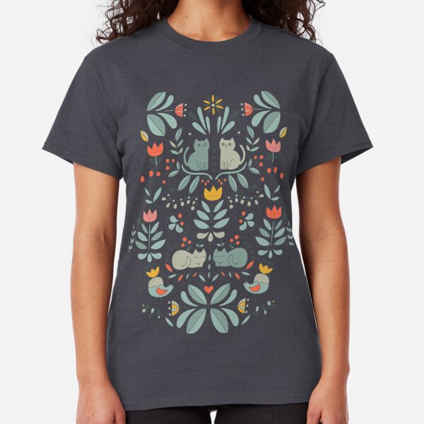 Swedish Folk Cats Classic T-Shirt