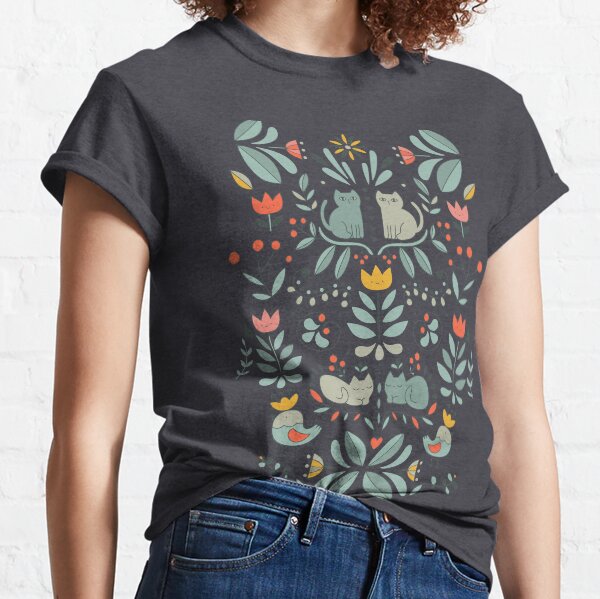 Swedish Folk Cats Classic T-Shirt
