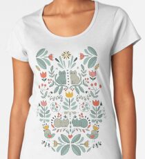 Swedish Folk Cats Women's Premium T-Shirt