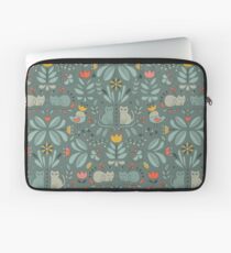 Swedish Folk Cats Laptop Sleeve