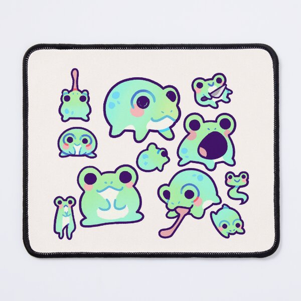 Item preview, Cute Frogs pattern designed and sold by beepastel.