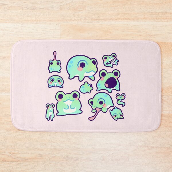 Item preview, Cute Frogs pattern designed and sold by beepastel.