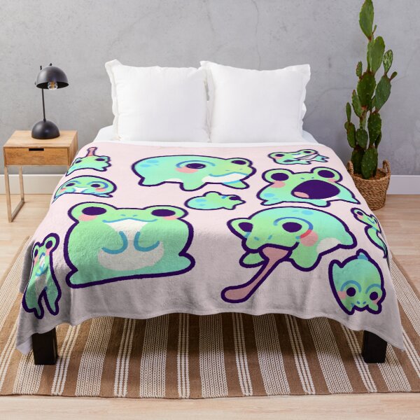 Item preview, Cute Frogs pattern designed and sold by beepastel.