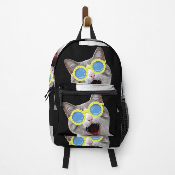 Item preview, Funny cute cat wearing glasses designed and sold by Cloofur.