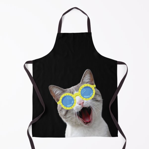 Item preview, Funny cute cat wearing glasses designed and sold by Cloofur.