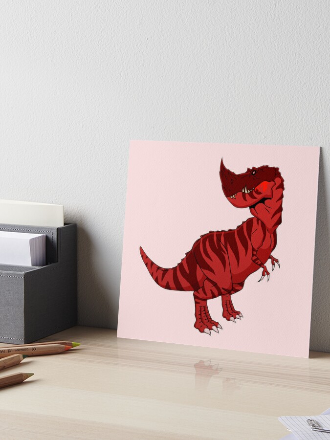 Dinosaur, cool wall art for kids and adults alike Art Print by AlphaPod