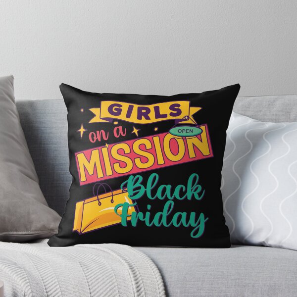 Item preview, Girls On a Mission Black Friday - Shopping Lovers designed and sold by DebbisPalette.