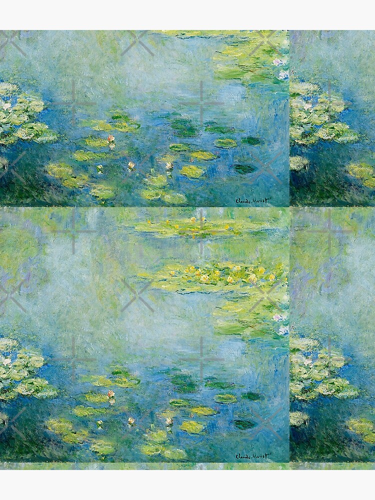 Claude Monet's | Les Nymphéas Reflets Verts - Waterlilies Pond Green Reflection by Gascondi
