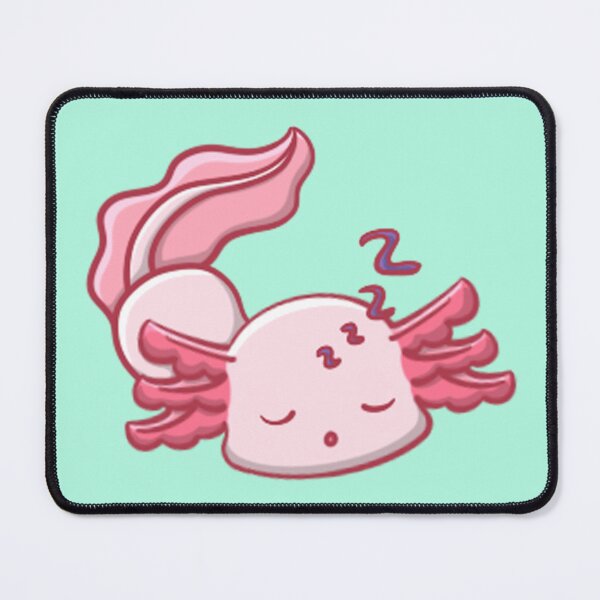 Item preview, Albino Axolotl Sleeping designed and sold by NLDStudios.