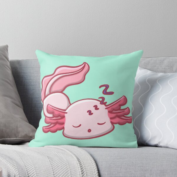 Item preview, Albino Axolotl Sleeping designed and sold by NLDStudios.