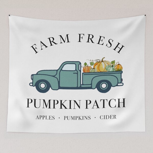 Item preview, Fresh Pumpkin Patch Fall Farmhouse Pumpkin Autumn Aesthetic Fall designed and sold by happyfarmhouse.