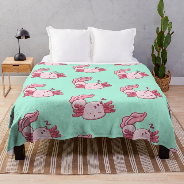 Item preview, Albino Axolotl Sleeping designed and sold by NLDStudios.