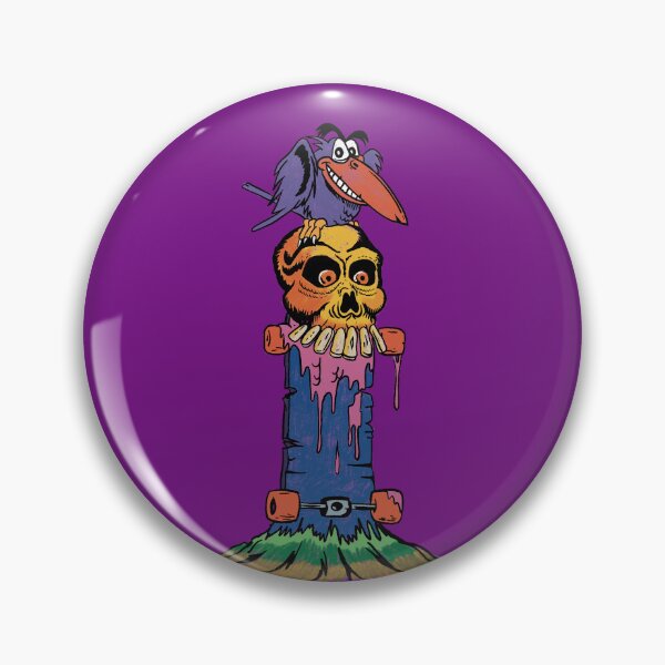 Item preview, Old school skate skull designed and sold by ImaginarStore.