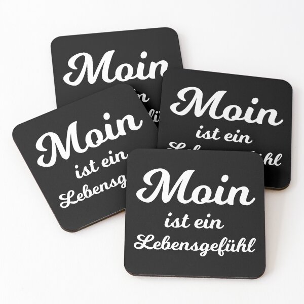Artikelvorschau, Moin ist ein Lebensgefühl - Spruch Norddeutsch entworfen und verkauft von Shirtey.