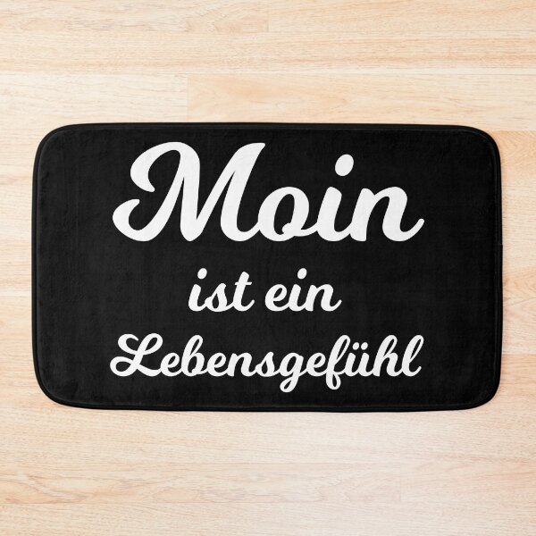 Item preview, Moin ist ein Lebensgefühl - Saying North German designed and sold by Shirtey.