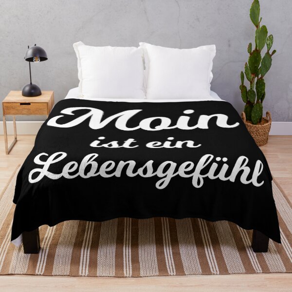 Item preview, Moin ist ein Lebensgefühl - Saying North German designed and sold by Shirtey.