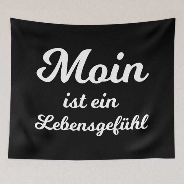 Item preview, Moin ist ein Lebensgefühl - Saying North German designed and sold by Shirtey.