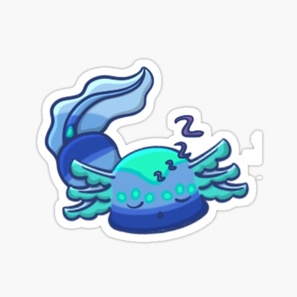 Axolotl Slime STICKERS! (OCEAN RANGE MOD) 