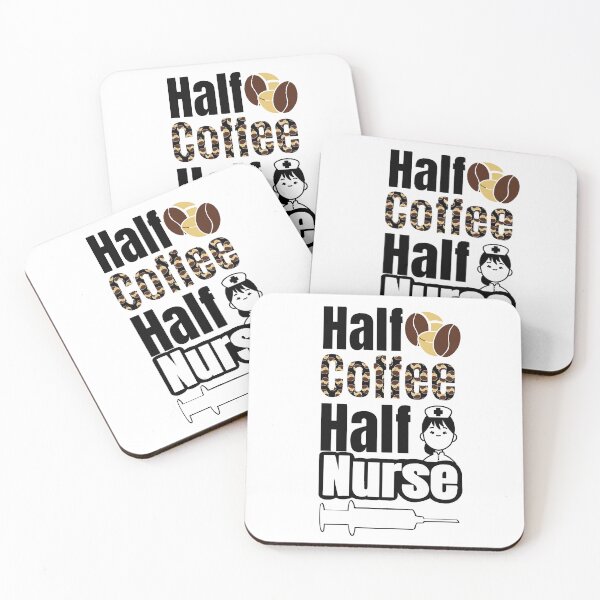 Item preview, Half Coffee Half Nurse T-Shirts,for coffee lover. designed and sold by sunlightdesign.