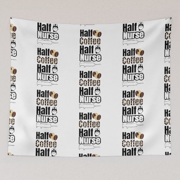 Item preview, Half Coffee Half Nurse T-Shirts,for coffee lover. designed and sold by sunlightdesign.