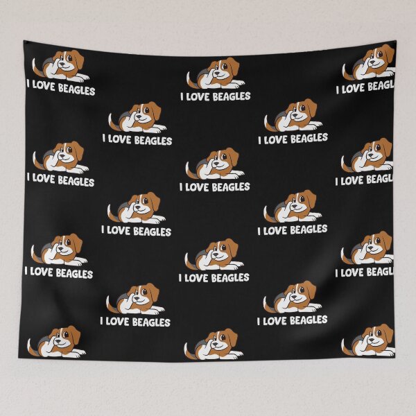 Item preview, Beagles - I love beagles designed and sold by Mohja-Design.