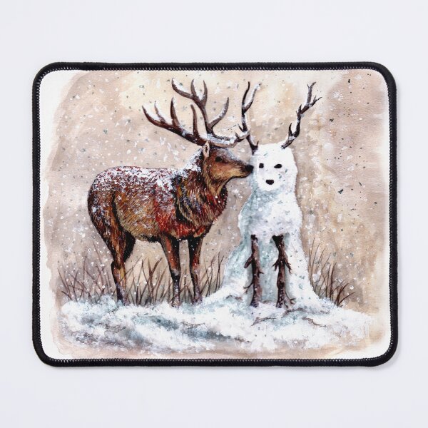 Item preview, Deer and Snowdeer designed and sold by LucyMayBeach.