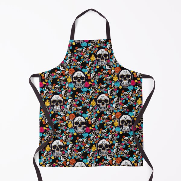 Item preview, Skull with Colorful Flowers Pattern designed and sold by nuel-art.