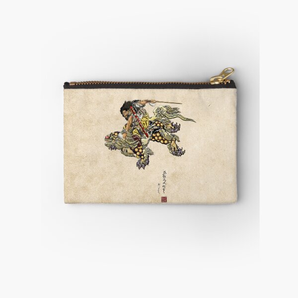 Item preview, Tribute to Hokusai - Shoki Riding a Lion Revisited  designed and sold by Serge Averbukh Art Studio.