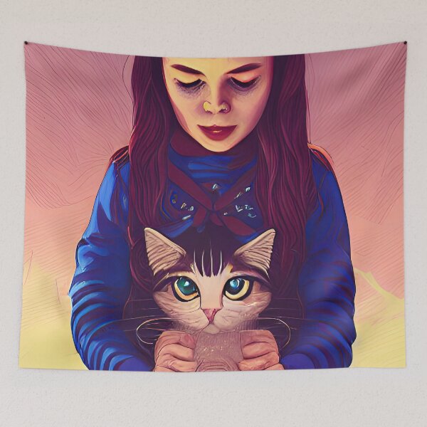 Item preview, Protected kitten designed and sold by PlacidHinds.