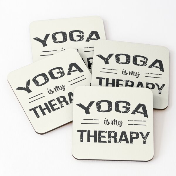 Item preview, Yoga Is My Therapy, Funny Design For Yoga Lover designed and sold by LOGPRO.
