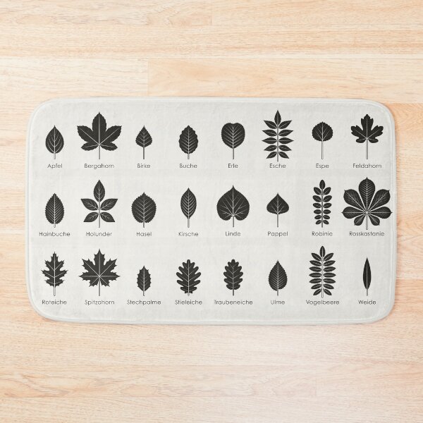 Item preview, Native Tree Leaves or Leaf Shapes Chart / Infographic (German) designed and sold by Iris Luckhaus.