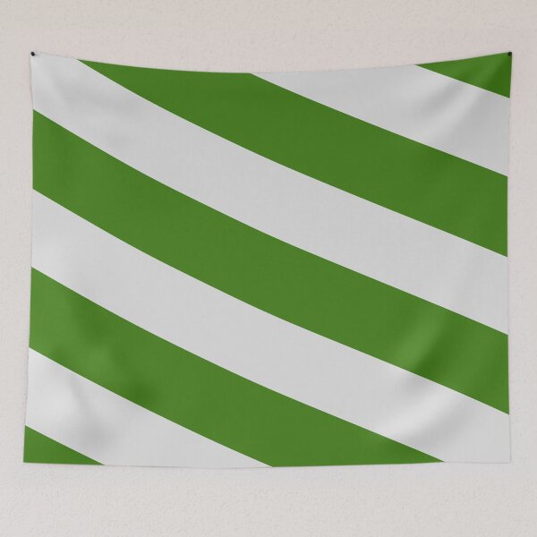 Item preview, Avocado Green And White Vertical Striped designed and sold by risingrocket.
