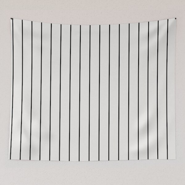 Item preview, Black And White Vertical Striped designed and sold by risingrocket.