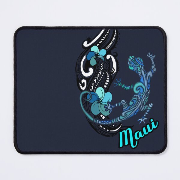 Item preview, Tiare Tribal Maui Floral And PAINTED Gecko 3409 designed and sold by sunnthreads.