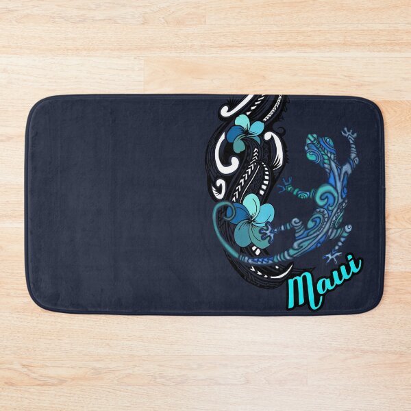 Item preview, Tiare Tribal Maui Floral And PAINTED Gecko 3409 designed and sold by sunnthreads.