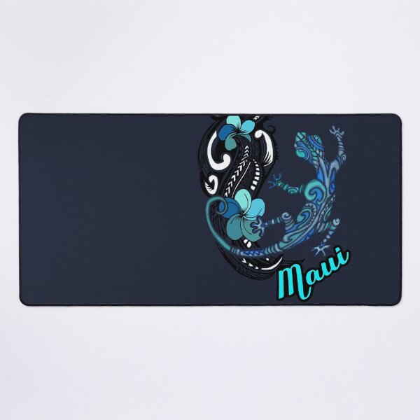 Item preview, Tiare Tribal Maui Floral And PAINTED Gecko 3409 designed and sold by sunnthreads.