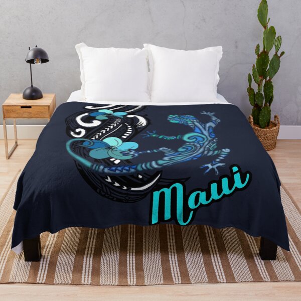 Item preview, Tiare Tribal Maui Floral And PAINTED Gecko 3409 designed and sold by sunnthreads.