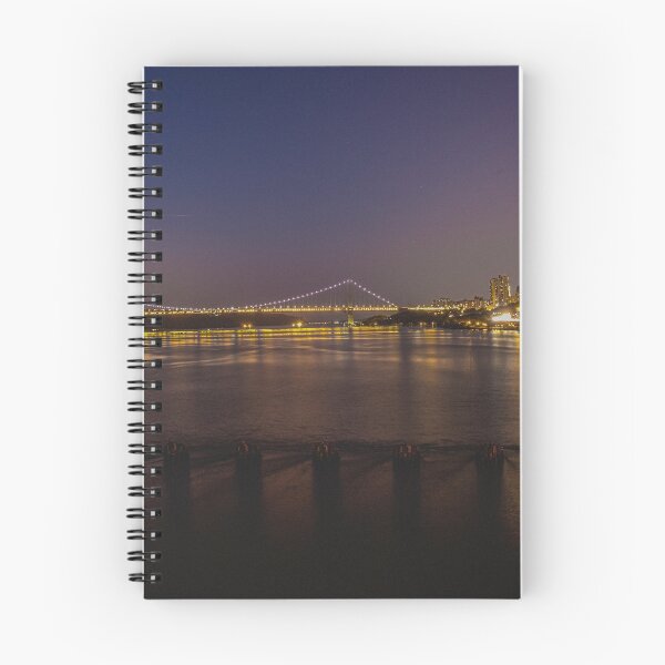 Item preview, George Washington Bridge at night designed and sold by digmetalworld.