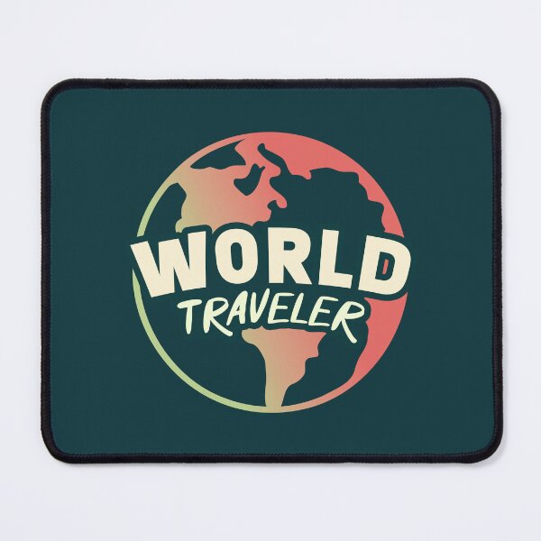 Item preview, World Traveler || Minimalist Planet Earth || Colorful World Map designed and sold by MadSwellDesigns.