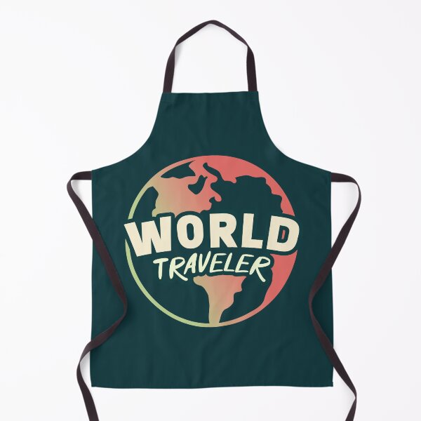 Item preview, World Traveler || Minimalist Planet Earth || Colorful World Map designed and sold by MadSwellDesigns.