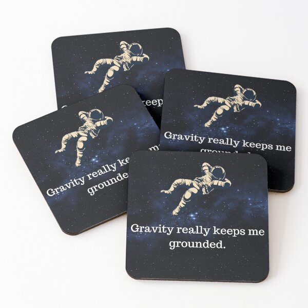 Item preview, Gravity Keeps Me Grounded Science Pun designed and sold by Bsay89.