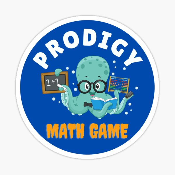 "Prodigy Math Game Fun" Sticker for Sale by ZahraZee | Redbubble