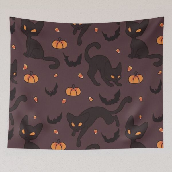 Item preview, cat pumpkin hallowen designed and sold by thamishop1.