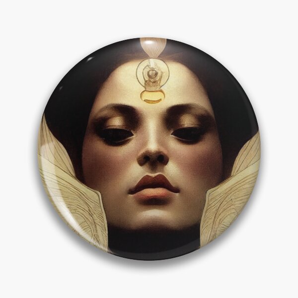 Item preview, Art Nouveau - Art Deco - Retro Sci Fi - Portrait designed and sold by Mental Synthetics.