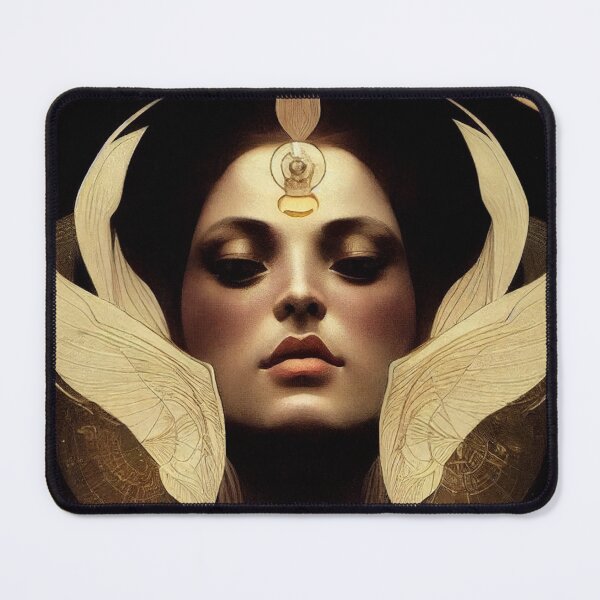 Item preview, Art Nouveau - Art Deco - Retro Sci Fi - Portrait designed and sold by Mental Synthetics.