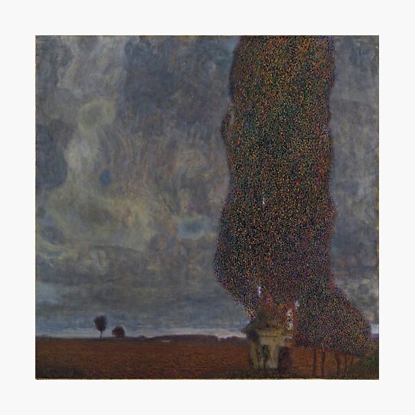 Item preview, Gustav Klimt peintre autrichien approchant de l'orage (Le grand peuplier II) designed and sold by TeeARTHY.
