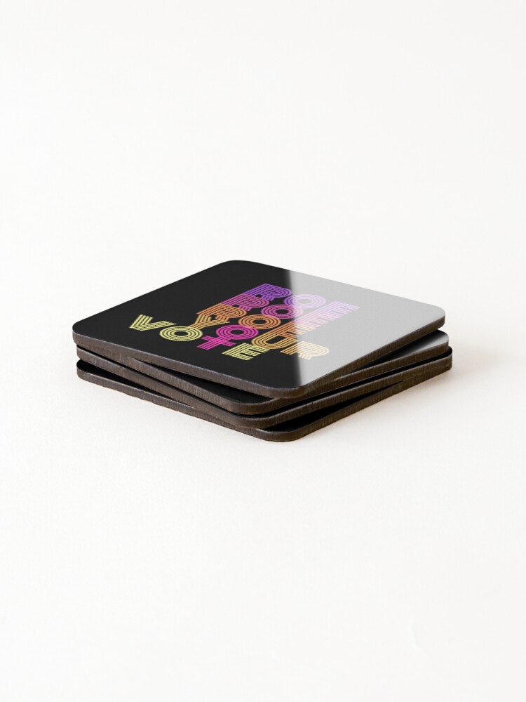 Thumbnail 4 of 5, Coasters (Set of 4), Roe Roe Roe Your Vote - Roevember - Abortion Rights - Roe v Wade - Pro Choice - Vote designed and sold by DesignByLeo.
